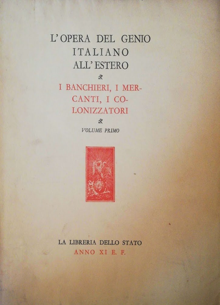 L'opera del genio all'estero, i banchieri, i mercanti, i colonizzatori … | Immagine principale