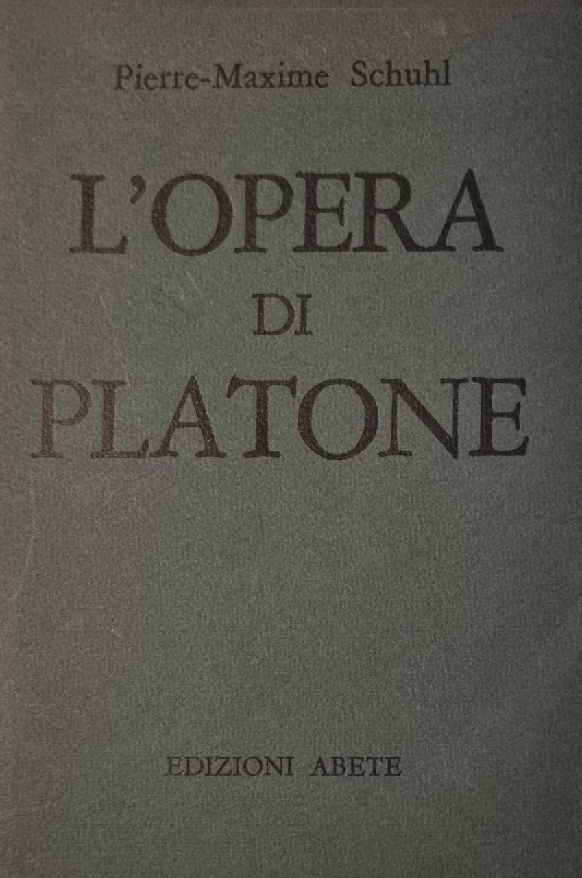 L'opera di Platone