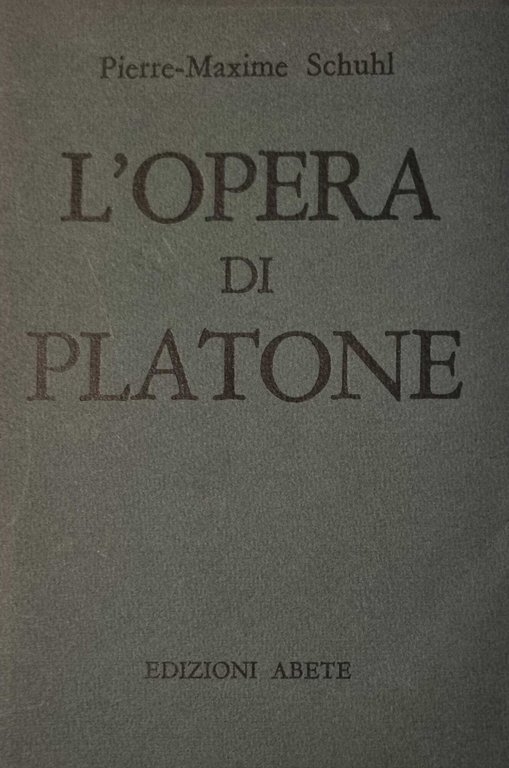 L'opera di Platone