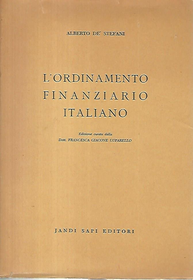 L'ordinamento finanziario italiano | Immagine principale