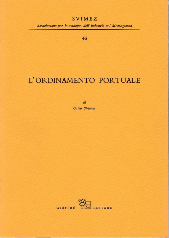 L'ordinamento portuale