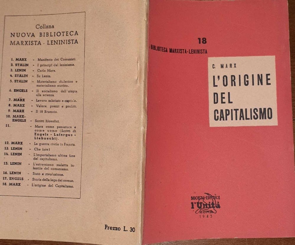 L'origine del capitalismo | Immagine principale