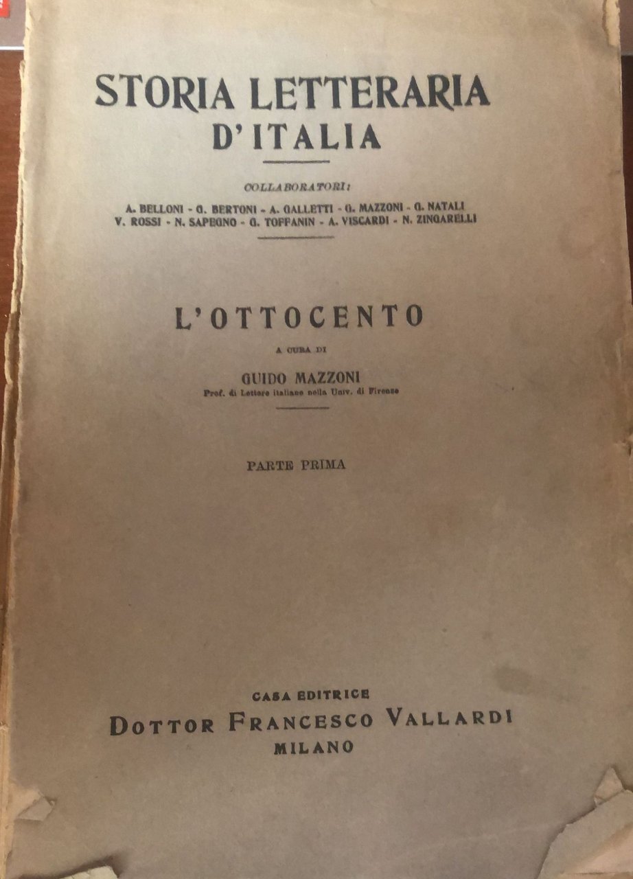 L' ottocento parte 1