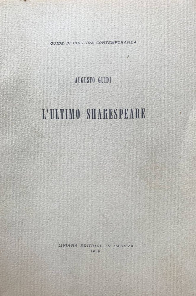L'ultimo Shakespeare