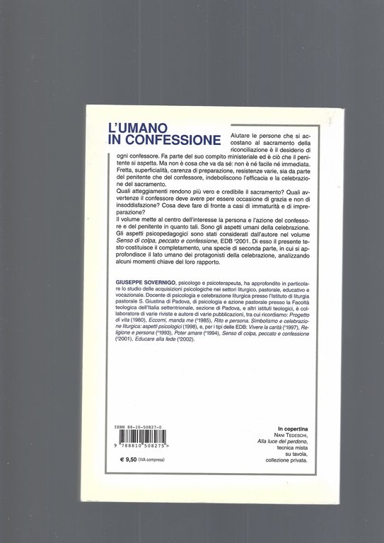 L'umano in confessione. La persona e l'azione del confessore e …