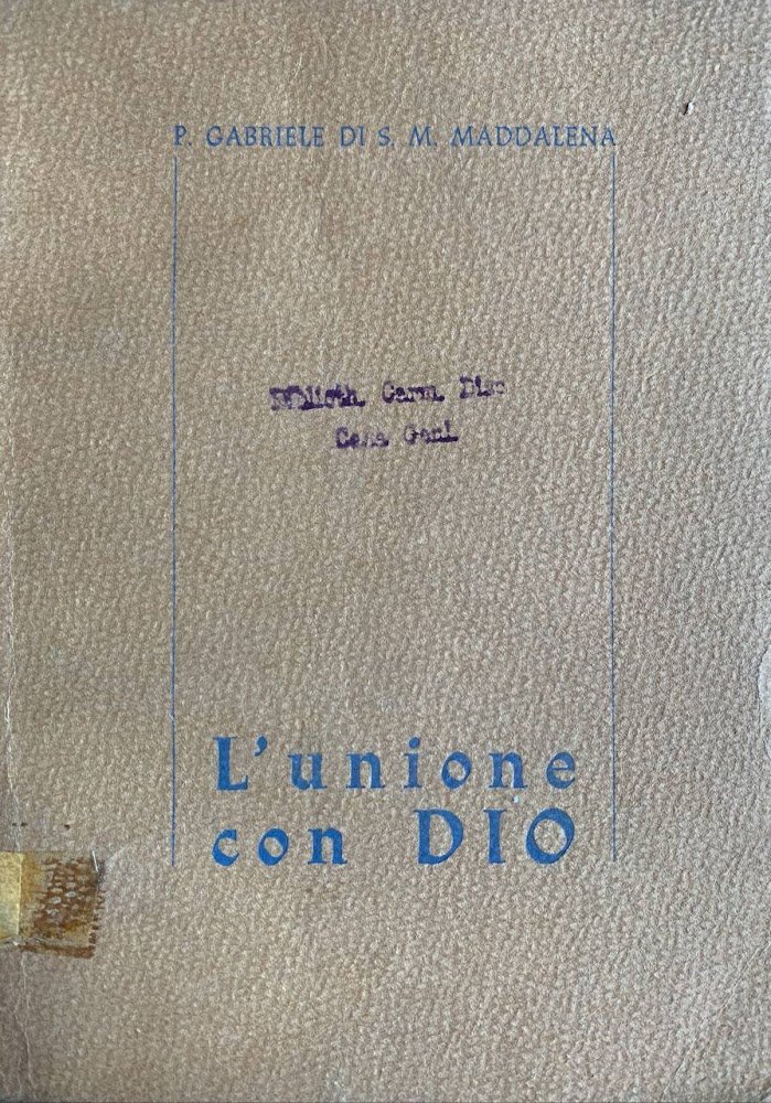 L'unione con Dio