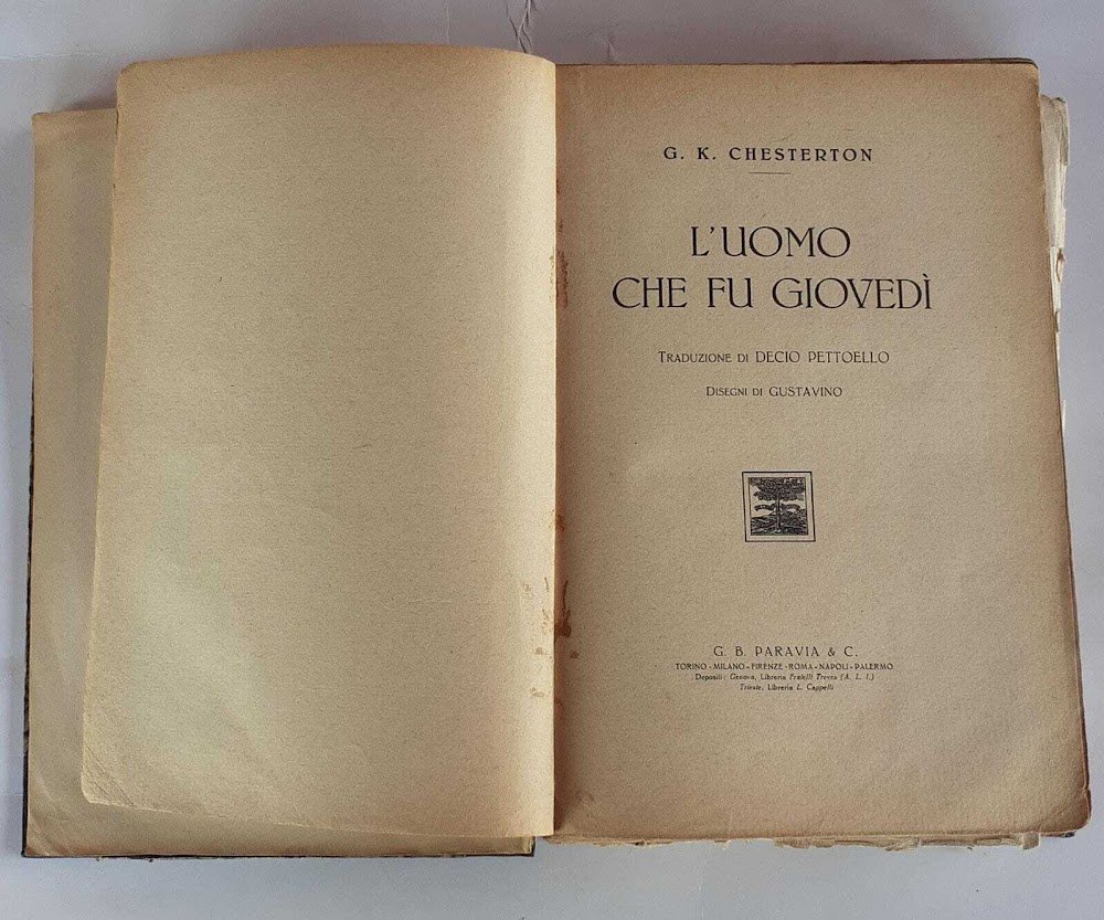 L'uomo che fu giovedì. Traduzione di Decio Pettoello. Disegni di … | Immagine principale