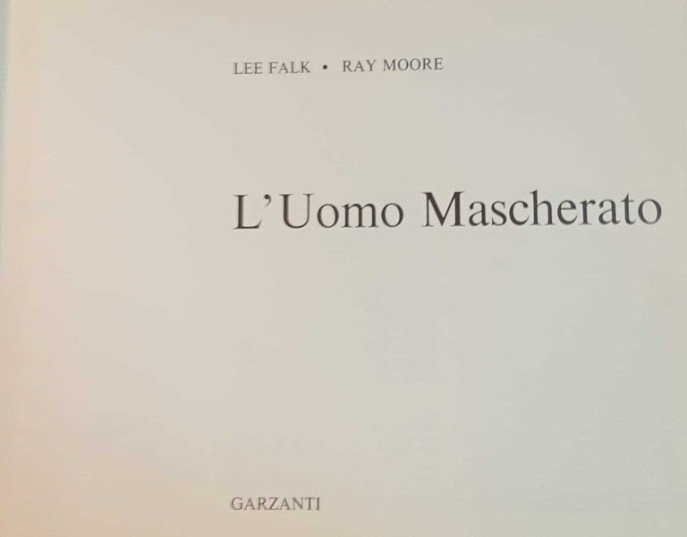 L'uomo mascherato. | Immagine Gallery 2