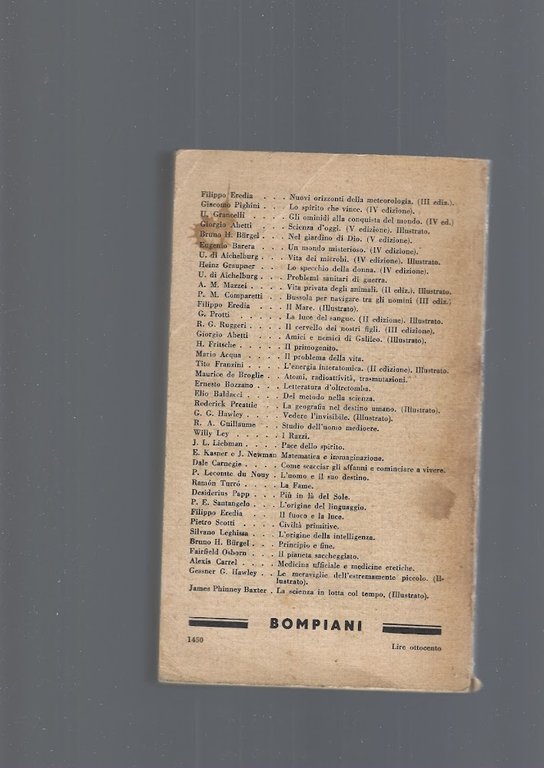 L'UOMO , QUESTO SCONOSCIUTO