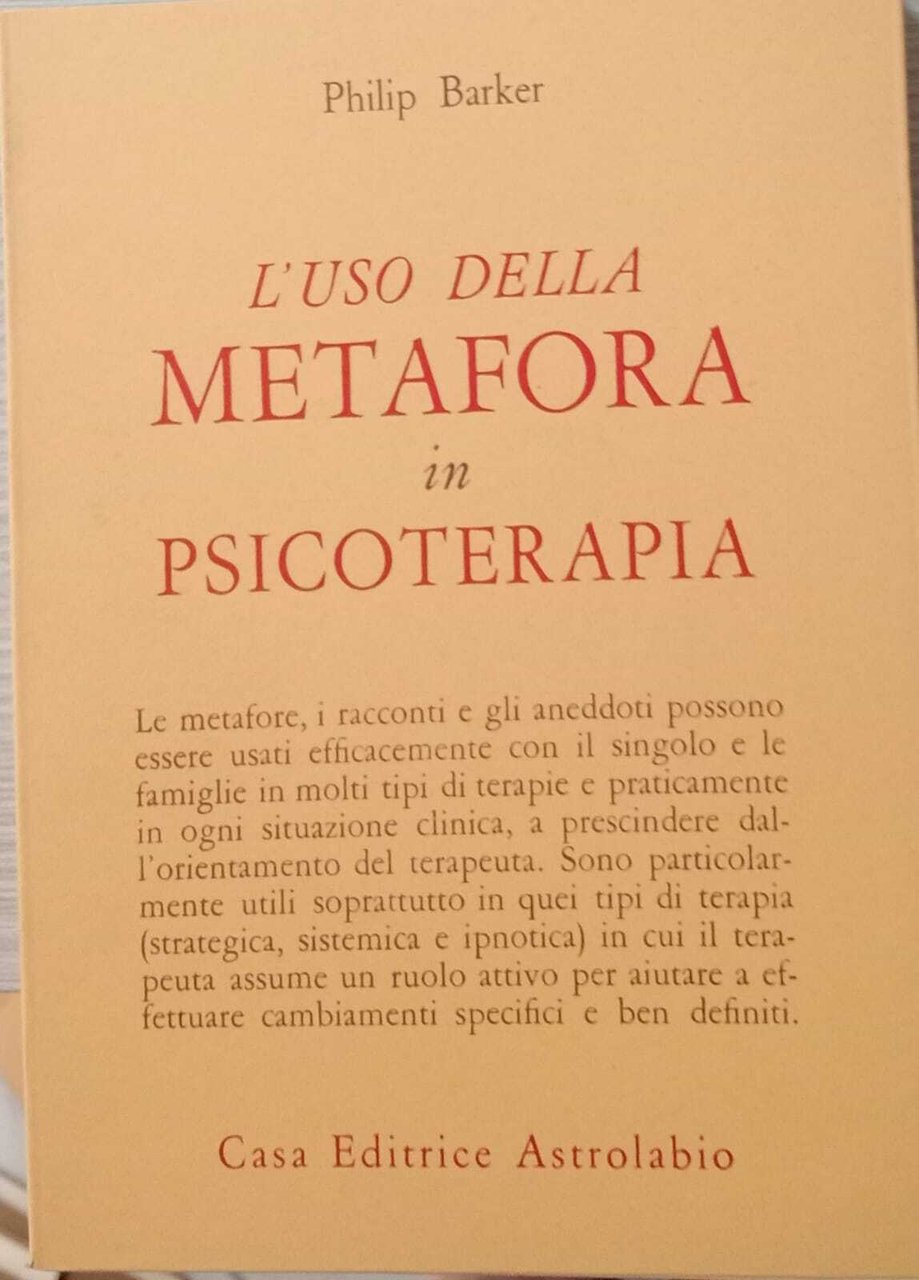 L'uso della metafora in psicoterapia.
