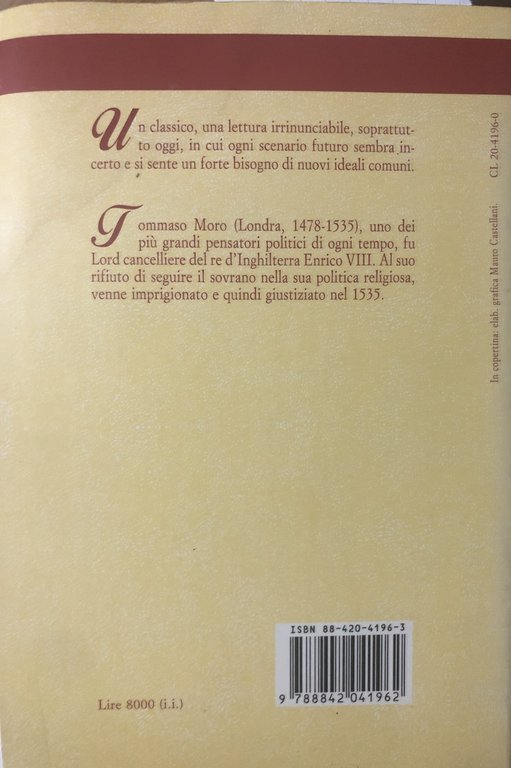 L'Utopia o la migliore forma di repubblica | Immagine Gallery 2