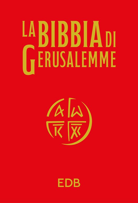 LA BIBBIA DI GERUSALEMME - EDIZIONE IN TELA ROSSA CON COFANETTO