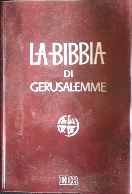 LA BIBBIA DI GERUSALEMME EDB IN TELA CON COFANETTO