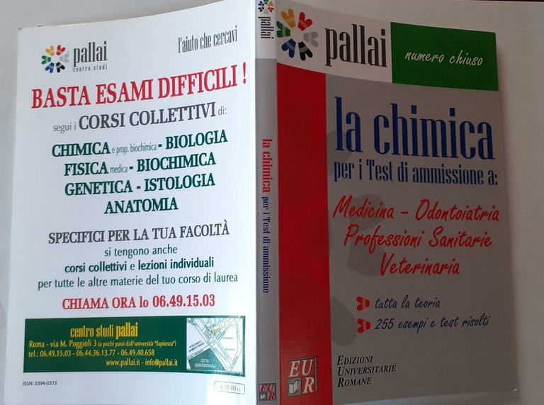 La chimica per i test di ammissione a Medicina-odontiatria- professioni …