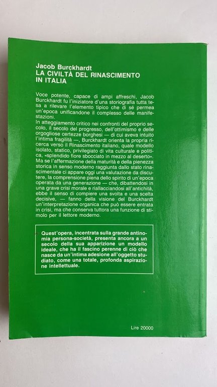 La civiltà del Rinascimento in Italia