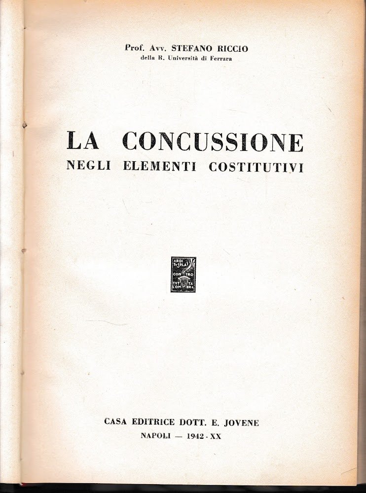 La concussione negli elementi costitutivi.