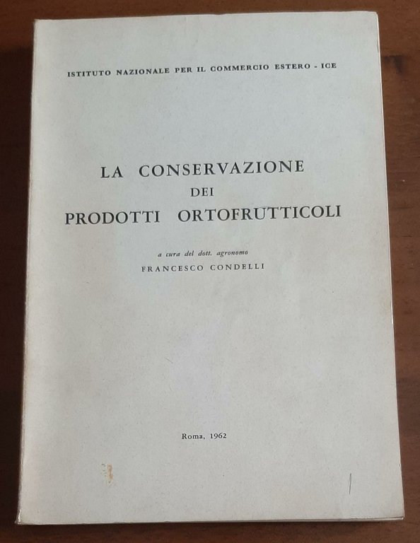 La conservazione dei prodotti ortofrutticoli