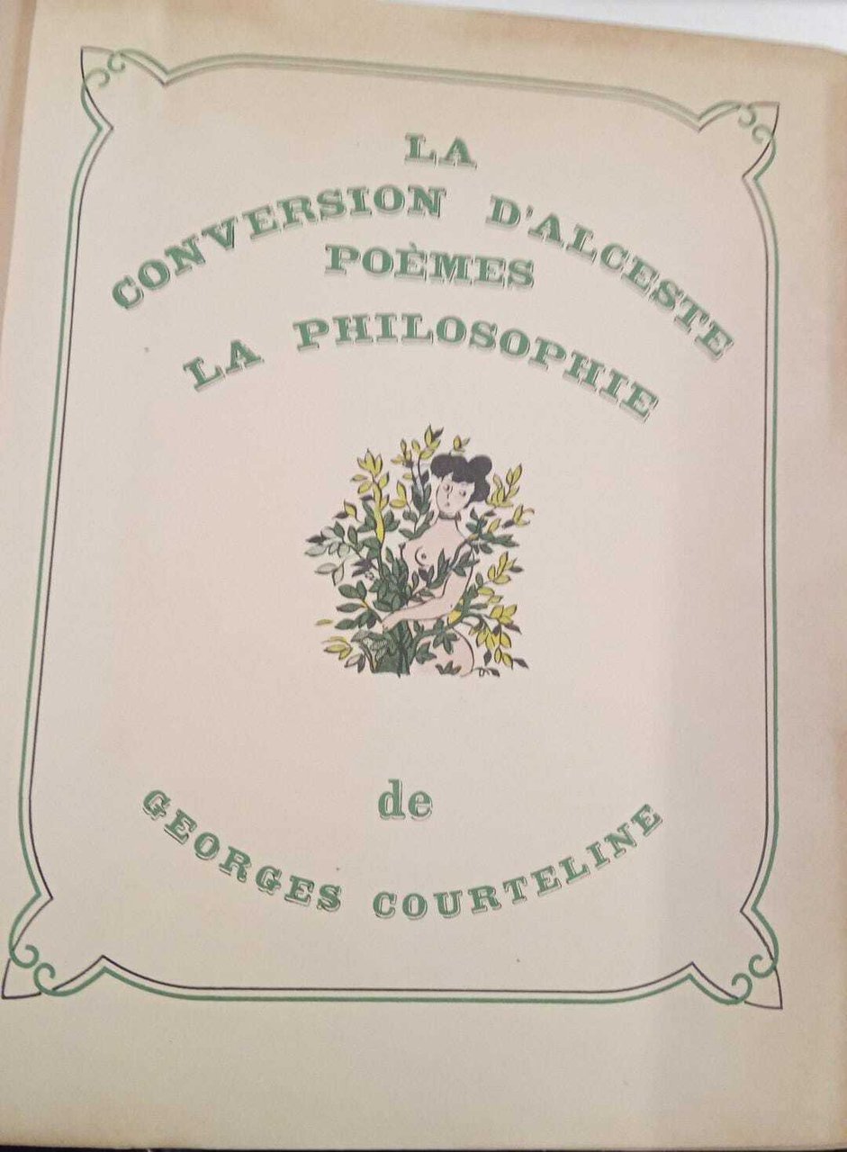 La conversion d'Alceste, Poèmes, La philosophie | Immagine principale
