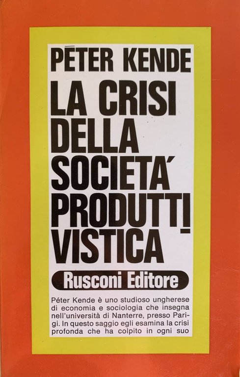 La crisi della società produttivistica | Immagine Gallery 2