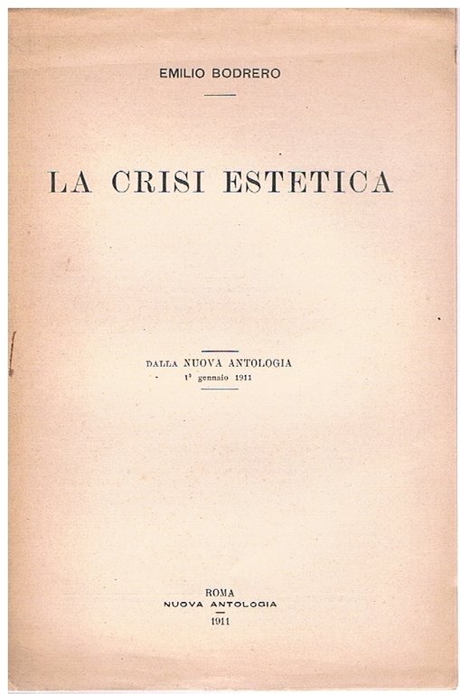 La crisi estetica
