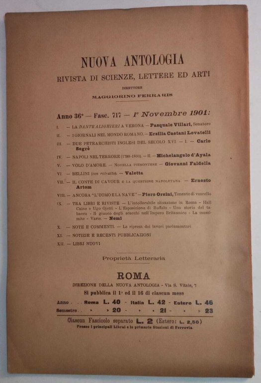 La "Dante Alighieri" a Verona. (Estratto delle nuova antologia) | Immagine Gallery 4