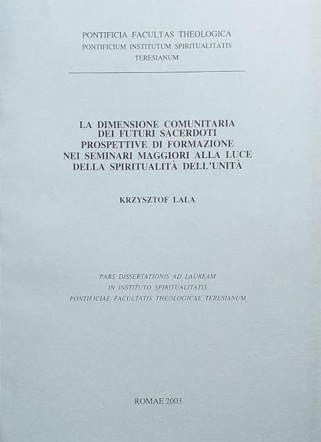 La dimensione comunitaria dei futuri sacerdoti. Prospettive di formazione nei … | Immagine Gallery 3