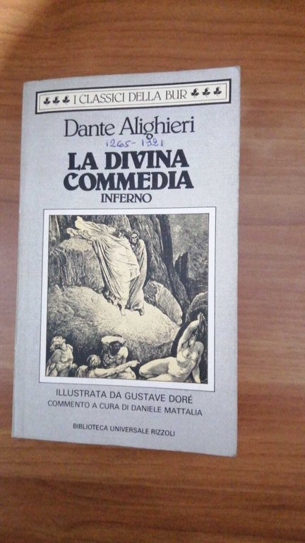 La Divina Commedia. Inferno, illustraz. G. Dorè