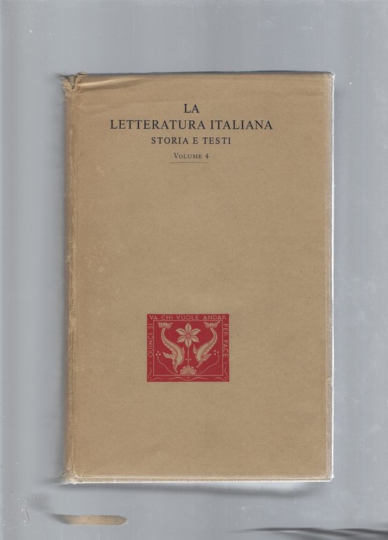 La Divina Commedia vol. 4 della letteratura italiana