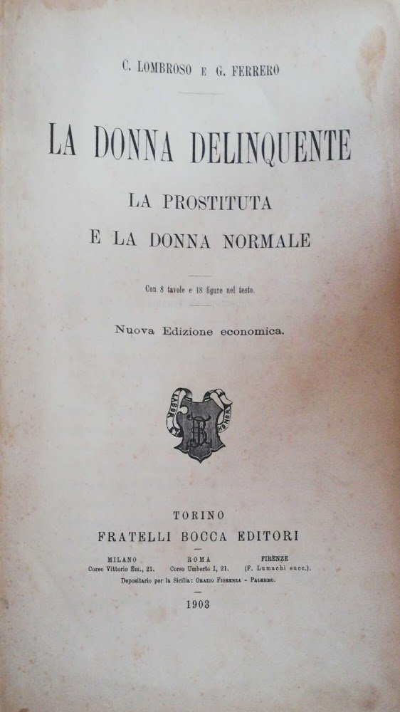 La donna delinquente, la prostituta e la donna normale | Immagine principale