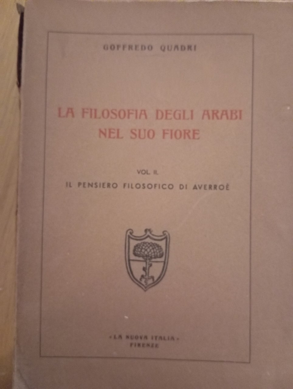 La filosofia degli Arabi nel suo fiore Vol. I e … | Immagine principale
