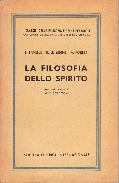 La filosofia dello spirito