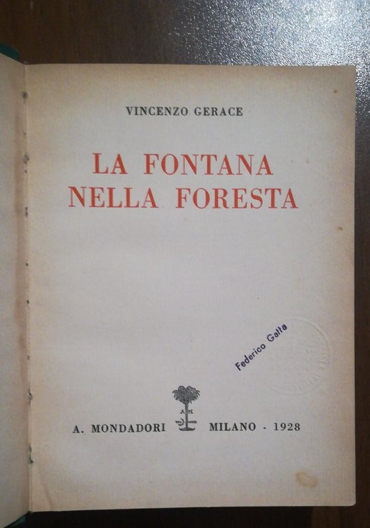 LA FONTANA NELLA FORESTA