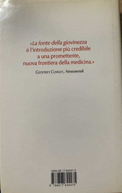 La fonte della giovinezza.
