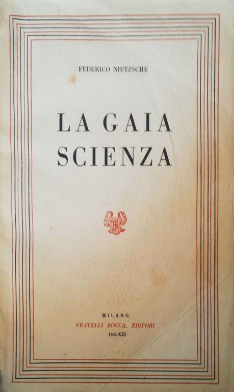 La gaia scienza | Immagine Gallery 2