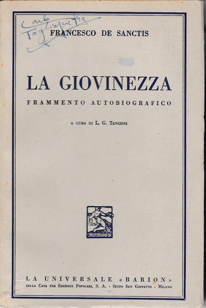 La giovinezza. Frammento autobiografico