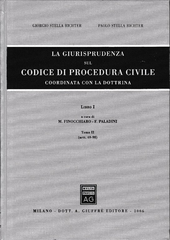 La giurisprudenza del Codice di Procedura Civile Libro 1, tomo … | Immagine Gallery 2