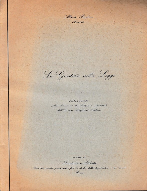 La Giustizia nella Legge