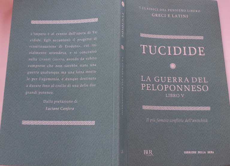 La guerra del Peloponneso. Libro V