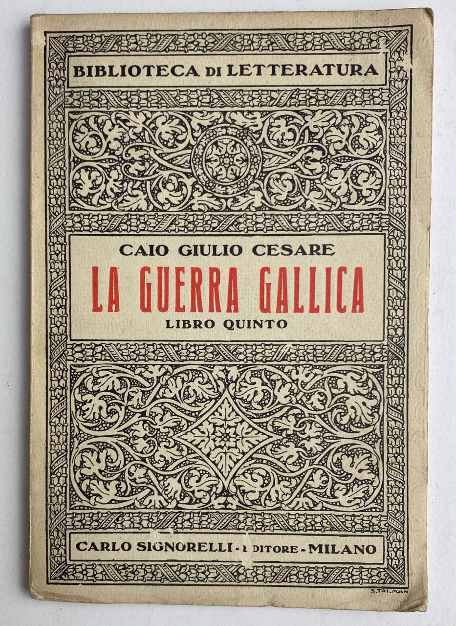 La guerra gallica. Libro quinto | Immagine principale
