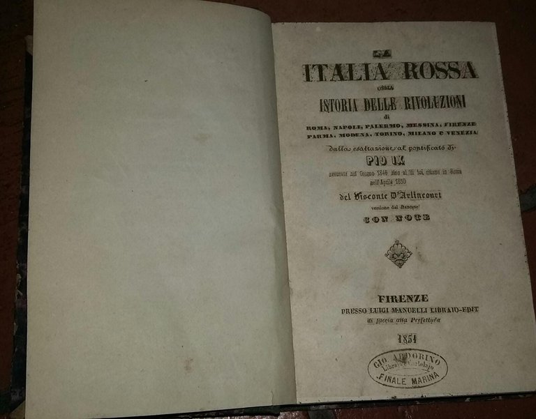 La Italia Rossa ossia Istoria delle rivoluzioni | Immagine Gallery 2