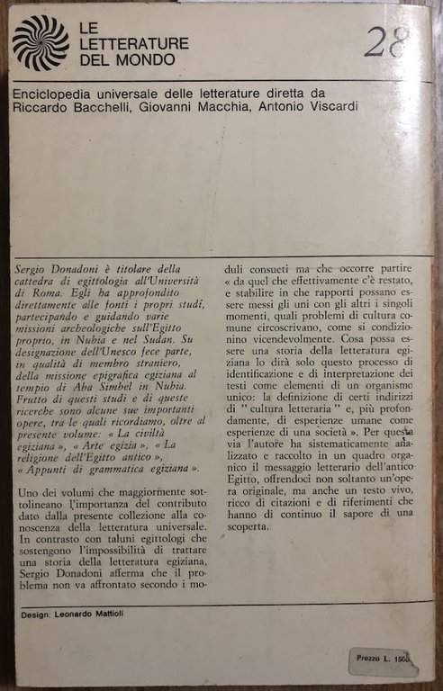 La letteratura egizia