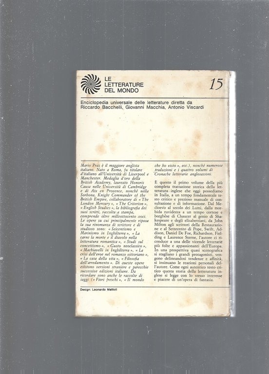 LA LETTERATURA INGLESE DAL MEDIOEVO ALL'ILLUMINISMO