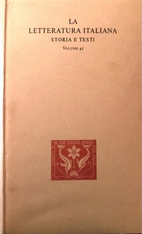 La letteratura Italiana - storia e testi (volume 42) | Immagine Gallery 2