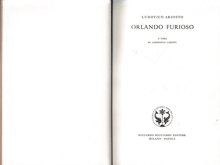 La letteratura italiana. Storia e testi. Orlando Furioso, volume 19