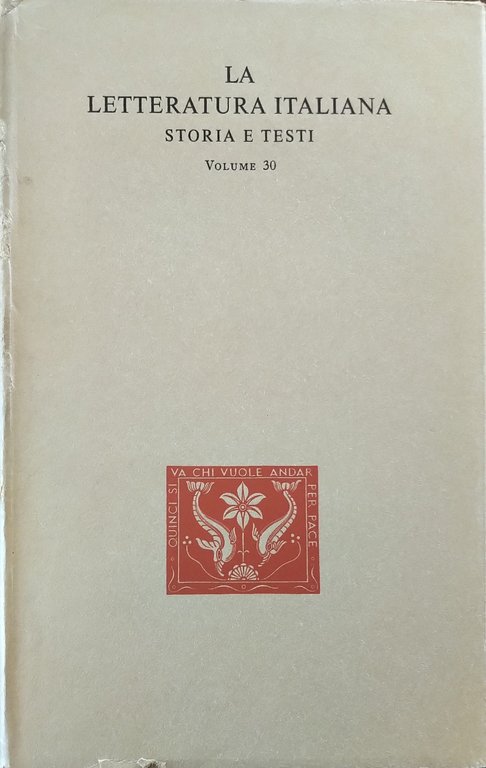 La letteratura italiana, storia e testi. Volume 30 | Immagine Gallery 2