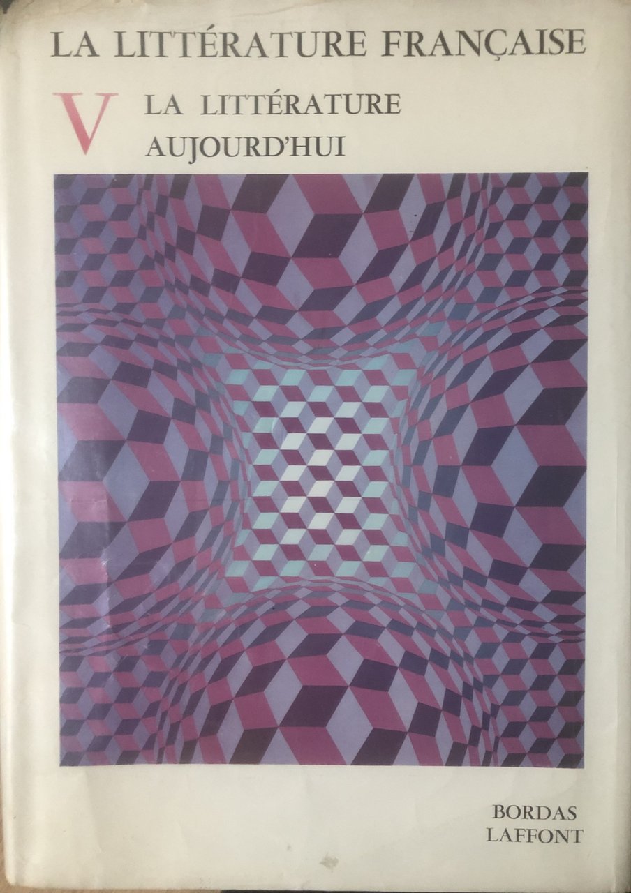 La littérature française V. La littérature aujourd'hui. | Immagine principale