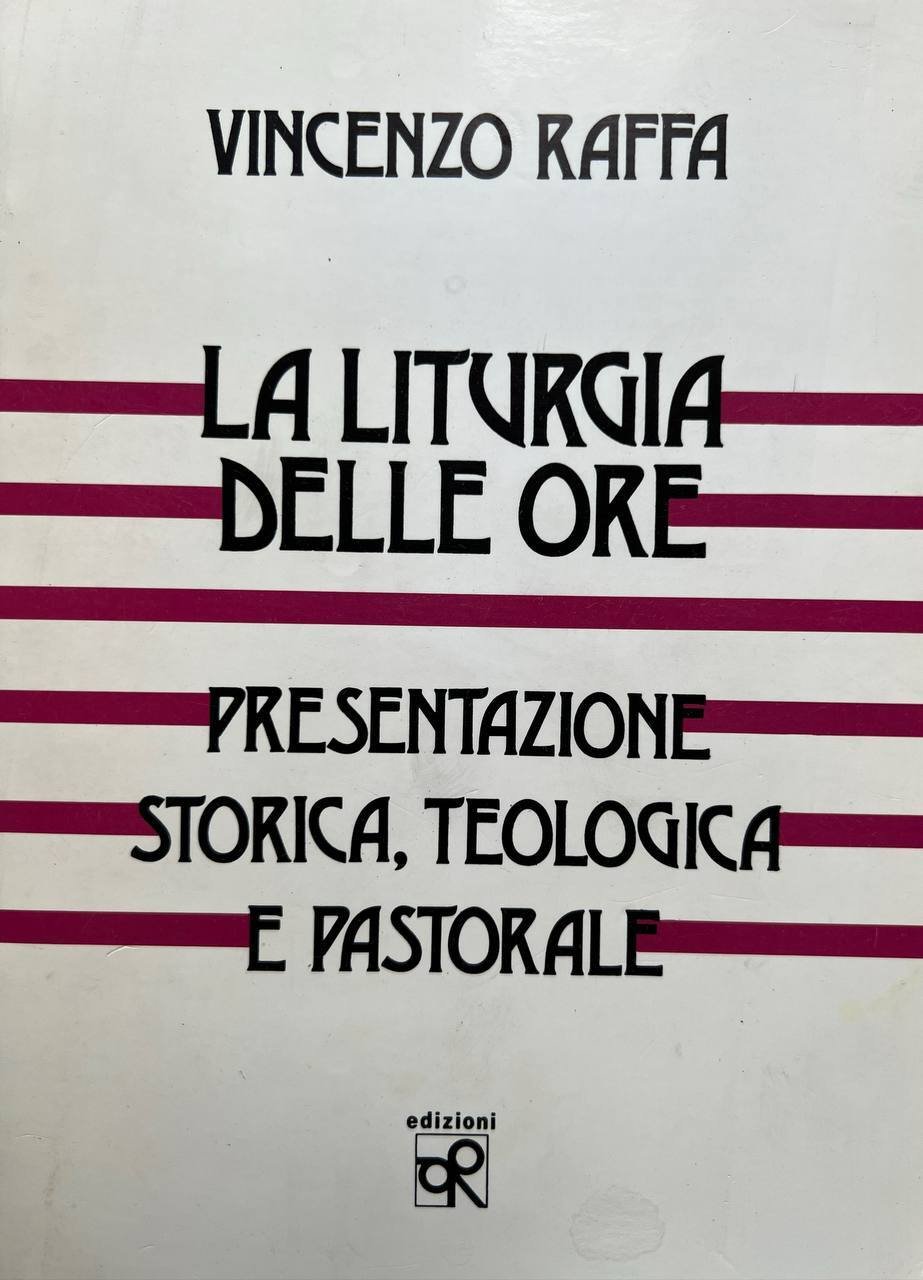 La liturgia delle ore. Presentazione storica, teologica e pastorale | Immagine principale
