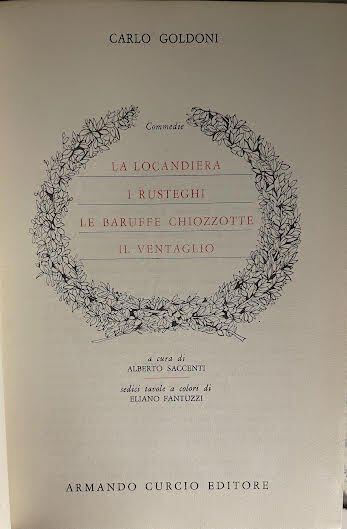 La locandiera, I fustighi, Le baruffe chiozzotte, Il ventaglio | Immagine Gallery 2