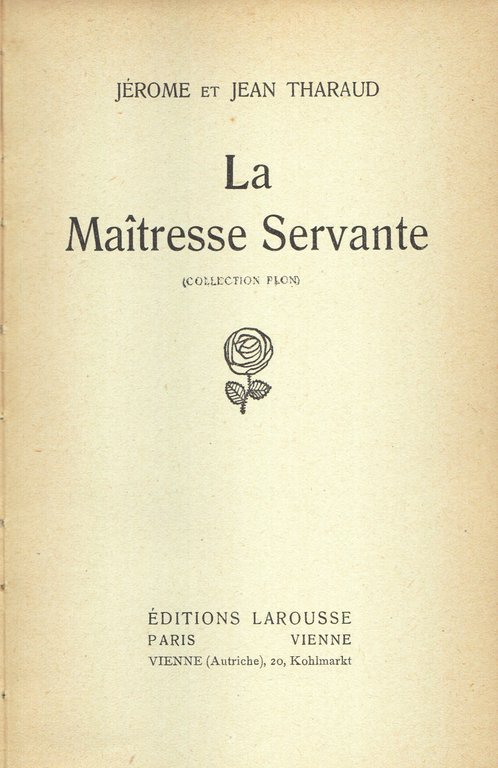 La Maitresse Servante
