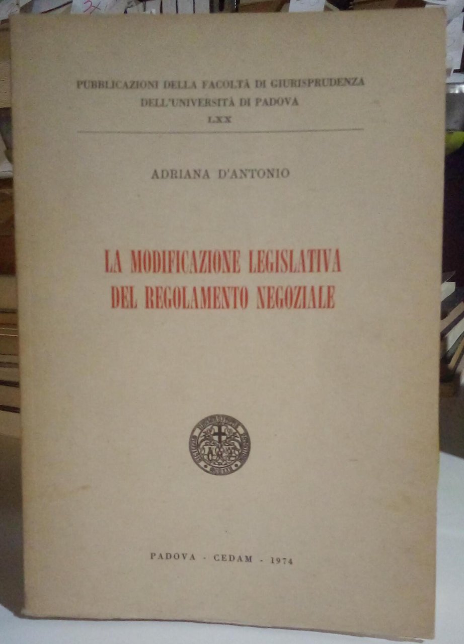 La modificazione legislativa del regolamento negoziale. | Immagine principale